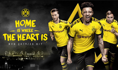nuova divise calcio Borussia Dortmund 2020 prima